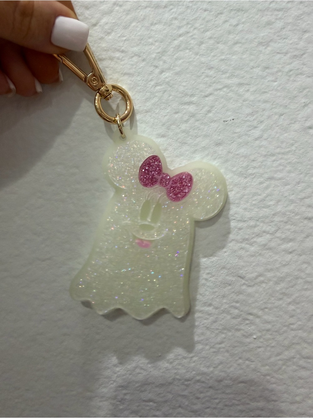NEW Stoney Clover Ghost Minnie Bag Charm - Picture 2 of 8